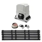 LockMaster Electric Sliding Gate Opener 1200KG Automatic Keypad Remote Rail 6M