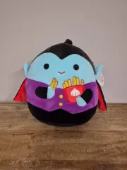 Squishmallow 12" Halloween Vince The Vampire With Garlic Fries NEW