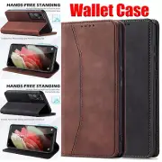 Shockproof Leather Wallet Flip Case Cover For Samsung Galaxy S21 Ultra S21 + 5G