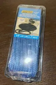 BRAND NEW Seachoice #40331 Double Braid Nylon Dock Line Blue 3/8" X 25'