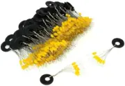 Senyu 6 in 1 Fishing Bobber Stopper,Soft Silicone Float Sinker Stops,100Pcs