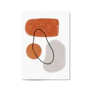 Modern Abstract Shape Minimal Retro Wall Art #3