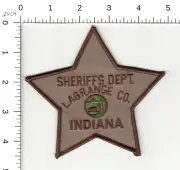 LAGRANGE COUNTY INDIANA SHERIFFS DEPARTMENT COLLECTIBLE POLICE SHERIFF PATCH