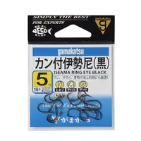 在飛比找蝦皮購物優惠-🌊沖繩釣具🌊GAMAKATSU 管付伊勢尼 伊勢尼 黑色 全