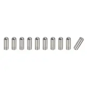 4x6mm Dowel Pins, 10pcs Round Head Flat Chamfered End Dowel Pin