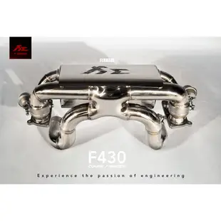 FI 高流量帶三元催化頭段 當派 排氣管 法拉利 Ferrari F430 Coupe/Spider 底盤【YG】