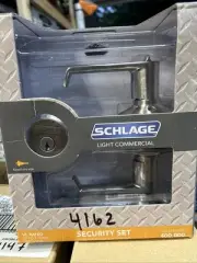 Schlage FB50 CSV ELA 626 Cylindrical Storeroom Function Lock & Dead Bolt Satin