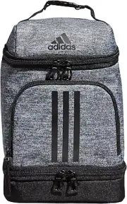 adidas Excel 2 Insulated Lunch Bag, Jersey Onix Grey/Black, One Size