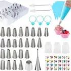 38 Pieces Cake Decorating Supplies Kit, Icing Piping Bags and Tips Set