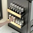No Punching Condimenters Spice Rack Kitchen Organizer Shelf Home