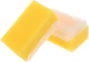 Toyvian 2pcs Sensory Training Device Brush Sensory Brushes Nail Scrubber Brush Sensory for Babies Hair Bath Brush Sensory Hair Brush Comb Yellow Sponge