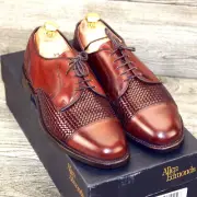 * NIB * $395 Allen Edmonds LAUDERDALE 7.5 D Chili * add $15 new Trees