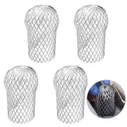 4 Pack Gutter Downspout Guards 35 Inch Aluminum Leaf Filter Strainer for Gutter
