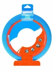 Chuckit FETCH WHEEL Large Dog Fetch Tug-A-War Toy Rolling Frisbee Games 9.4 Inch