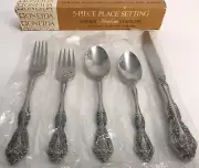 NEW Oneida Michelangelo Heirloom 5-Piece Place Setting Stainless w/ Original Box