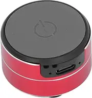 3W 4Ω 5V Wireless Induction Speaker BT5.3 Stereo with Suction Cup for Kitchen and Outdoors, 10M Range, Bone Conduction Technology, Compact and Sturdy Design (Red)