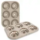 Donut Baking Tray, 2 Packs Of Donut Mold Non-Stick Baking Tray Carbon Steel8679