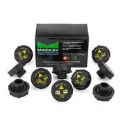 Mackay Bulk Pack 10 Pcs Radiator Cap Plastic Surge Tank Dual O Ring 21Psi 145Kpa - RC1004B