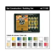 Vallejo Model Air Paint Construction Building Set New