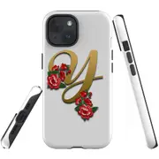 For iPhone 15 Plus Case, Shielding Cover, Letter Y