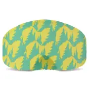 BlackStrap Goggle Cover for Protecting Snowboard Goggle Lens Trees Pattern Green