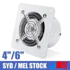 4"/6" INCH Ventilation Extractor Exhaust Fan Blower Window Wall Kitchen Bathroom