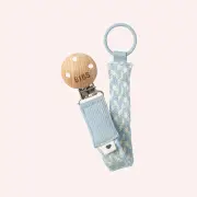 Paci Braid - Baby Blue/Ivory by Bibs Dummies | the memo