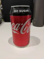 Empty coke (no sugar) can