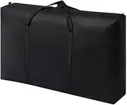 Large Storage Bag House Moving Bag with Zipper and Strong Handles Reusable Duffle Bag Tote Bag for Blankets Bedding Quilts, as described, 125L
