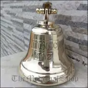 Vintage Brass Maritime Ship Bell Titanic Bell 1912 London Hanging Nautical Wall