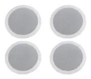 TIC C7V6 6.5" Two Way 70V Ceiling Speaker,Set of 4 Water-Resistant Speakers