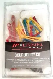 Golf Utility Accessories Kit JP Lann Clubs Towel Tees Balls Divot Brush Cart