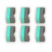Hi-Tech Industries Double-Wide Contoured Tire Dressing Applicator- 6 Pack