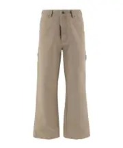 We11done Logo Patch Pants S,XS,M Beige