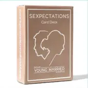 Sexpectations Card Deck Conversation Starters For Couples - Many Questions On Intimacy Marriage Road Trip Cards Game Communication In Relationships