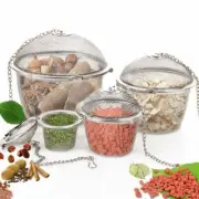 Stainless Steel Infuser Strainer Mesh Tea Filter Spoon Locking Spice Balls S/M/L