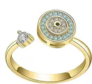Fidget Ring - Men Women Adjustable Spinner Rings | Fidget Toy, Exquisite Stylish Fidget Jewelry for Friends, Families, Holidays