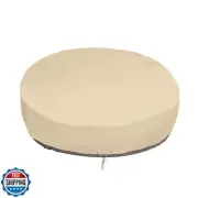 SunPatio Outdoor Daybed Cover, Heavy Duty Waterproof Round Canopy Sofa Bed Co