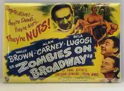 Zombies of Broadway MAGNET 2"x3" Refrigerator Locker Movie Poster