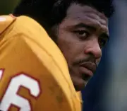 Cecil Johnson Of The Tampa Bay Buccaneers 1980s Old Football Photo