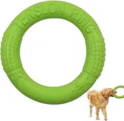 Dog Chew Rings - Dog Ring Toy, Dog Training Ring | Eva Dog Teething Ring, Indestructible Dog Chew Toy, Floating Flying Dog Disc Toys, Pet Training Outdoor Dog Chew Toys for Medium and Large Dogs