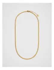 [Seed Heritage] Waterproof Snake Chain Necklace in Gold