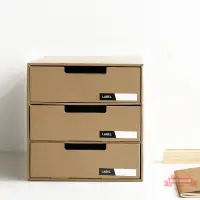 在飛比找樂天市場購物網優惠-收納抽屜紙質桌面收納盒A4紙質抽屜式創意DIY日式文件整理盒