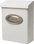 Architectural Mailboxes Designer Galvanized Steel, Locking Wall Mount Mailbox...