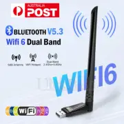 AX900 High Power USB Wireless WiFi Adapter 5dBi Antenna Dual Band 802.11 Wi-Fi 6