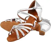 [Zoeyilan] Women Latin Dance Shoes, Professional Ballroom Salsa Practice Performance Dancing Shoes, Women Ballet and Dance Shoes for Women Girl (36)