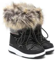 [Moon Boot Kids] Moon Boot Kids Girl Monaco Low snow boots UK 10 black