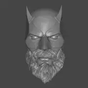 King Daredevil v1 with beard custom head for Marvel Comics action figures