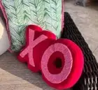 Target Bullseye's Playground Valentine's Day XO Pillow 16"L x 10"W (NWT)