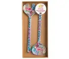Judy Watson Salad Server Set - Designed By Warlukurlangu Artists of Yuendumu,...